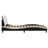 vidaXL Bed Frame without Mattress Zadar Black and White 137x190 cm Faux Leather-116118618