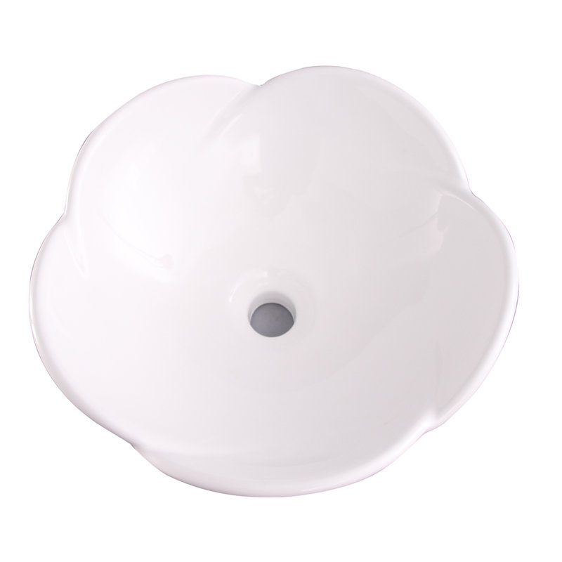 Barclay Alyssa 15.37'' White Vitreous China Specialty Bathroom Sink