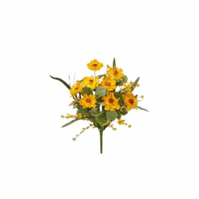 Zinnia & Wildflower Bush Artificial Flowers