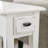 Narrow Solid Wood Side Table with Shelf-1186550056