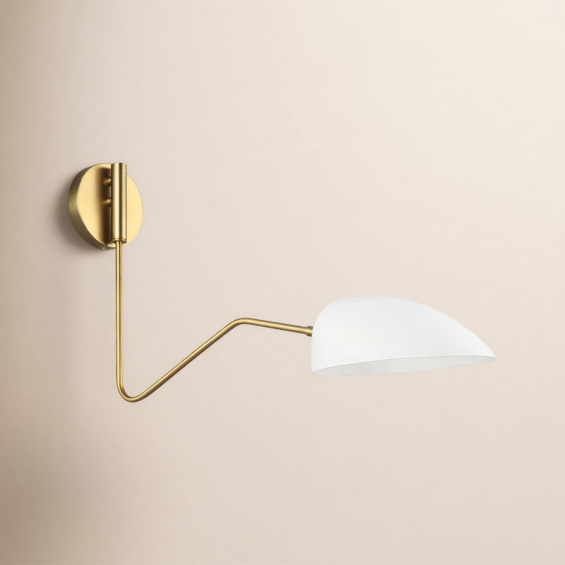 Jane 1 - Light Swing Arm, Matte White