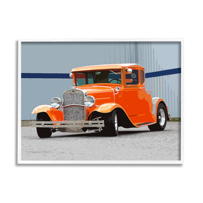 Buggy antique orange