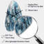 Horloge murale bleue asymétrique abstraite de forme III - forme géométrique asymétrique-104238506