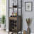 Narik Weathered Oak Finish Wine Rack