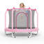Trampoline de 55 pouces pour enfants avec trampoline intérieur et extérieur pour tout-petit