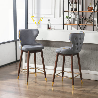 Ensemble de 2 tabourets de bar Delasia