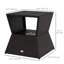 Table basse d'extérieur carrée L 21,25 po x l 21,25 po