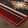 Tapis rouge / vert Appomattox Southwestern