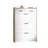 1250 White +Oak Color Shoe Cabinet  With 3 Doors 2 Drawers,Large Space For Storage-416171829