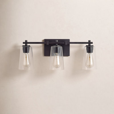 Noland 3 Light Seeded Dimmable Vanity Light