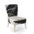Upholstered Floral Side Chair - Modern floral Accent Chair-90396889