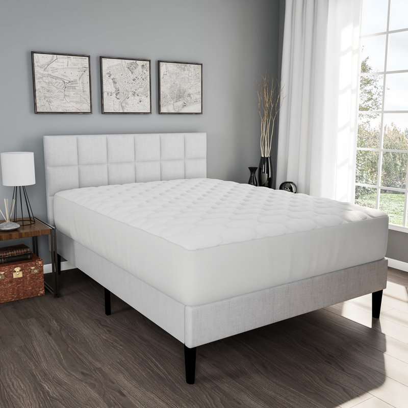 Housse de protection ajustée 100% coton hypoallergénique, Jumeau