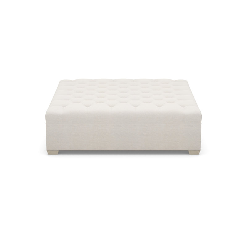 Square Ottoman, 9637-80, Sandstone