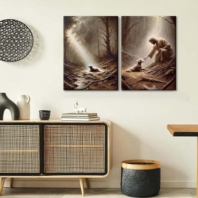 2 Piece Wrapped Canvas Print