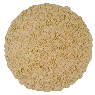 Franciska 100% Cotton Machine Washable Round Bath Rugs