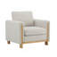 Fauteuil rembourré en tissu Harmonia-365268308