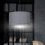Pascua 1 - Light Black Drum Pendant-40732049