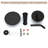 Faucet Modern Matte Black Shower Faucet, Tub And Shower Trim Kit With Single-spray Touch-clean Black Shower Round Head, Matte Black (valve Not Included)-121048422