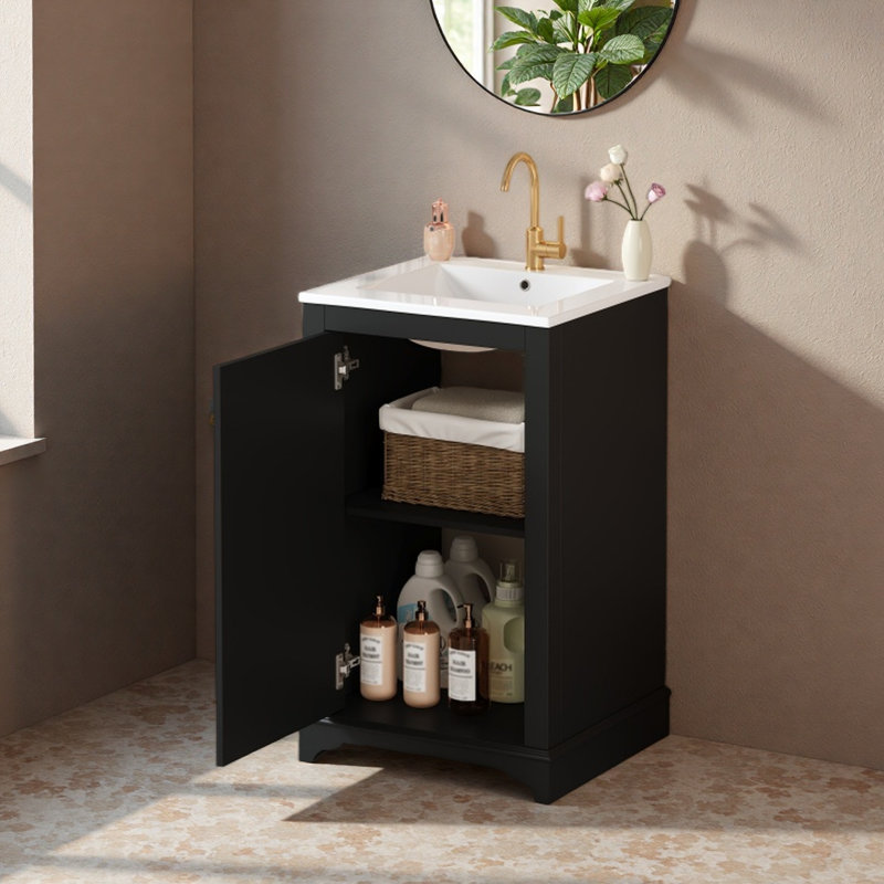 Meuble-lavabo de 20 pouces avec lavabo en céramique