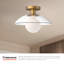 Plafonnier semi-encastré 1 lumière 11,88 po Finola-66310877