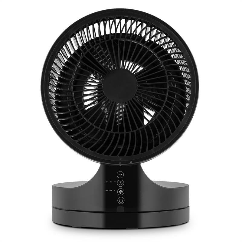 Touchstream 25cm Oscillating Table Fan, Black