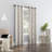 Sun Zero Parrish Distressed Grid Thermal Extreme 100% Blackout Grommet Curtain Panel-55980607-55980604