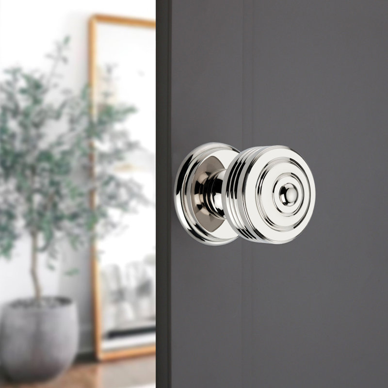 Carter Mortice Door Knob Polished Nickel