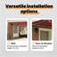 Brayden Studio 300cm D Fabric Cover Retractable Door / Window Awning-2027243458-2027243463