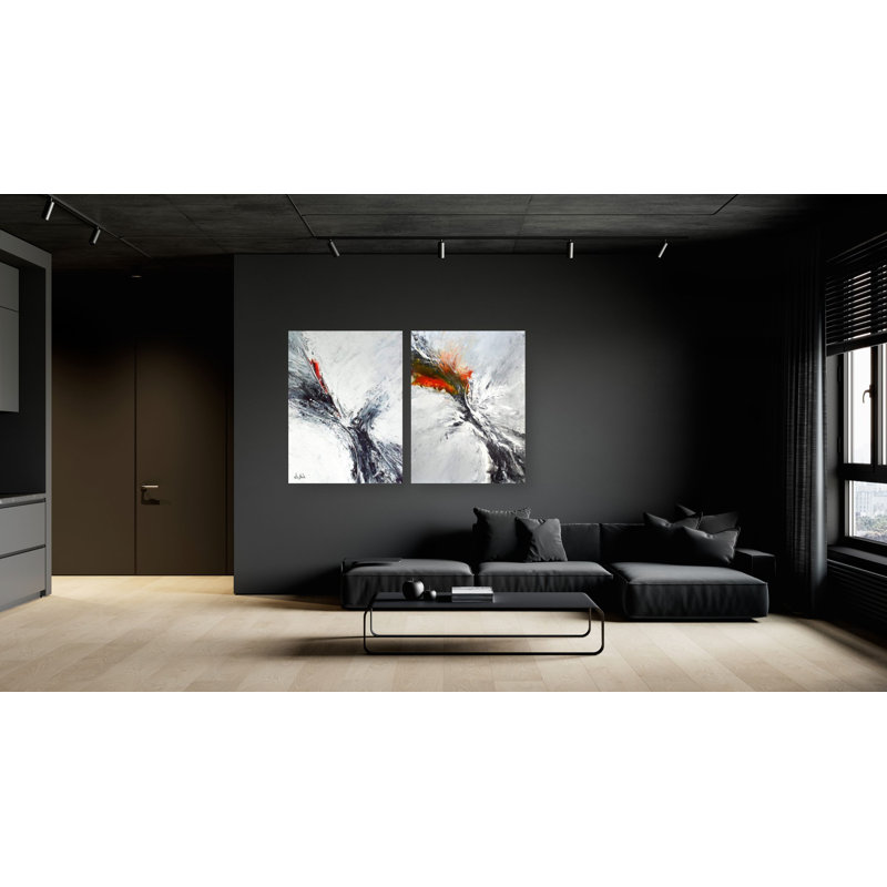Fireworks Print by John Beard, Black Floater Framed, 36" H x 48" W x 3" D