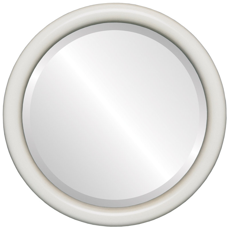 Miroir d'appoint Rowles, 15,375 po x 15,375 po, Taupe