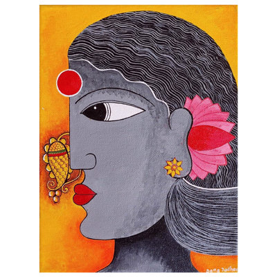 Pretty Woman | Acrylic On Canvas | By Datta Jadhav