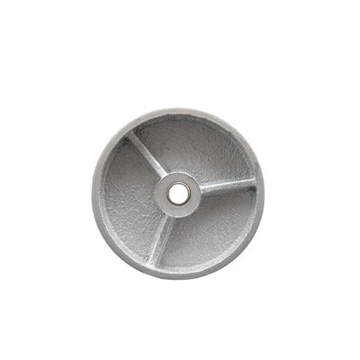 SCC - 4" Semi Steel Cast Iron Wheel Only - 3/8" Bore - 350 lbs Capacity