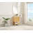 20 inch solid wood pre-assembly bathroom vanity with adjustable shelf --Ash Wood