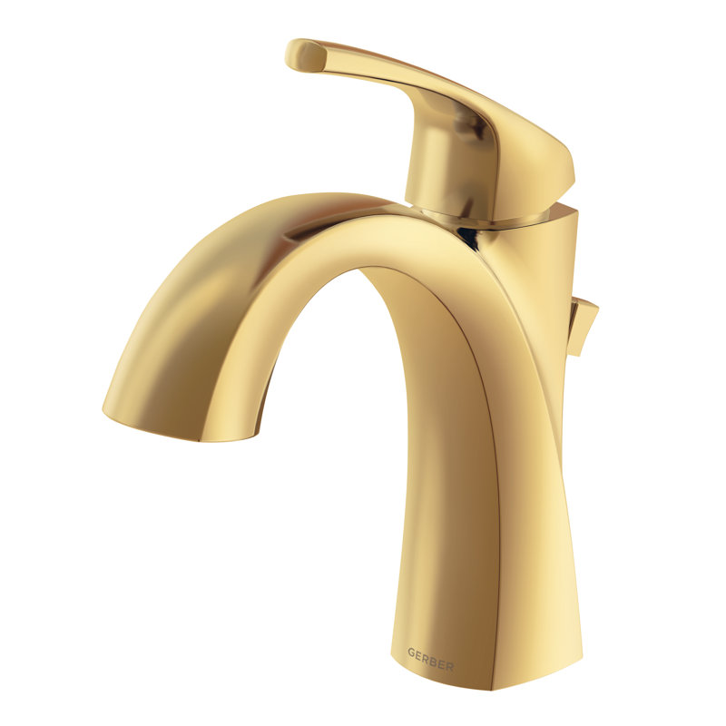 Robinet de salle de bain monotrou avec drain Vaughn, Bronze brossé