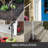 Single Post Stair Handrail 1-2 Steps Aluminum 1 Piece Gray