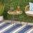 Side Table With Fashionable Look Weave