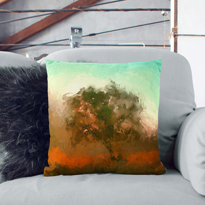 Tree in Isolation Cushion with Filling