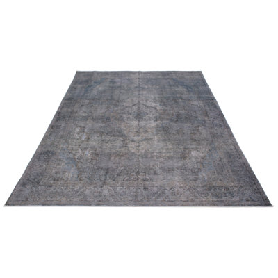 Tapis unique en laine des années 1990 9 pi 4 po x 12 pi 6 po Lenkerville