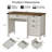 Computer Desk with Built-In Electrical Outlet-777713985