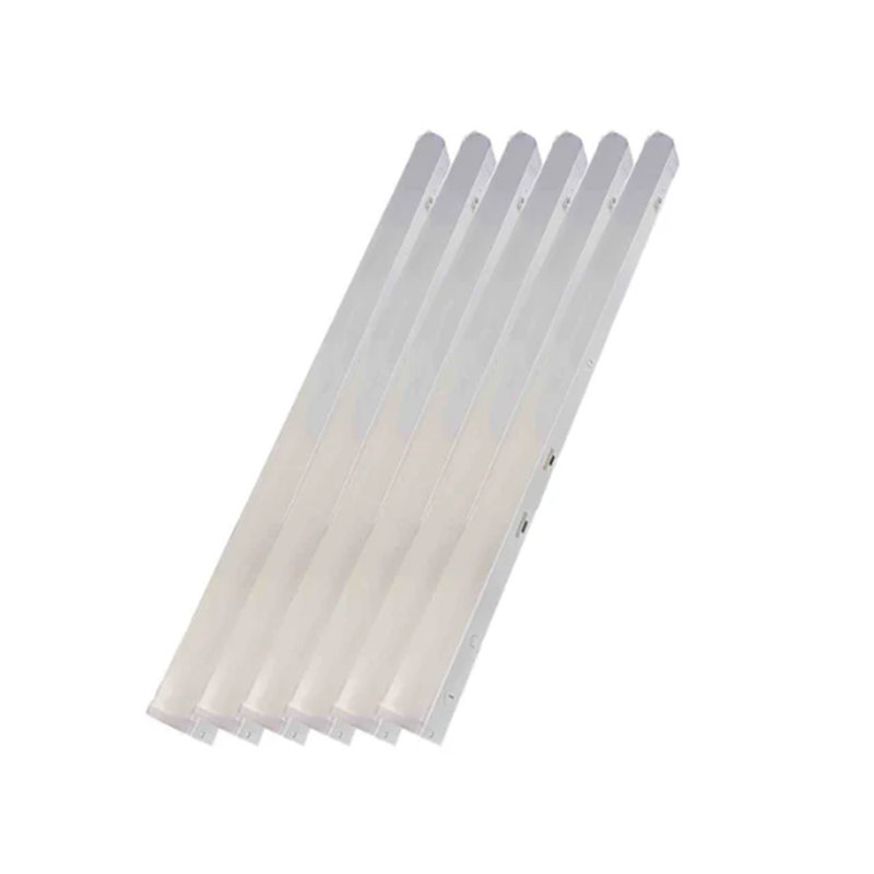 E2 Lighting 4ft Linear Strip | Emergency Battery Backup| 5 Wattage Tunable | 5CCT Tunable |6- Pack | White