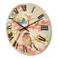 Horloge murale en bois Clever Bird-63903578