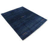 Fine Hand knotted Persian Gabbeh rug 5'1'' X 6'6''