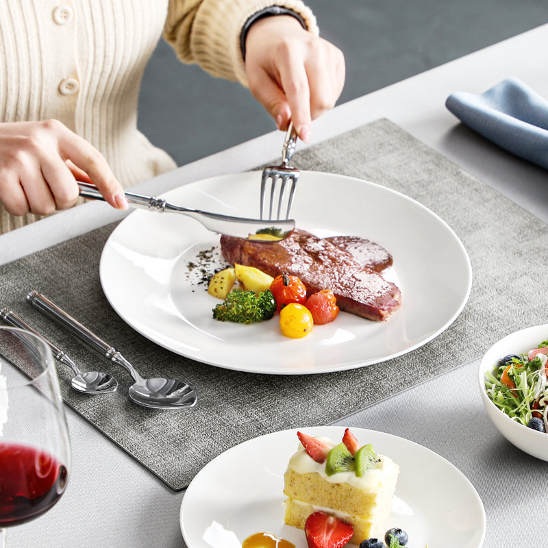 12 Piece Bone China Dinnerware Set - Service for 4