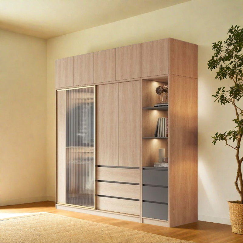 Garde-robe de luxe léger, H 102 po x l 71 po x P 24 po