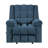 Gentle Rocking Motion Reclining Chair 1Pc Chenille Upholstery Ultra Comfort Living Room Furniture-382468066