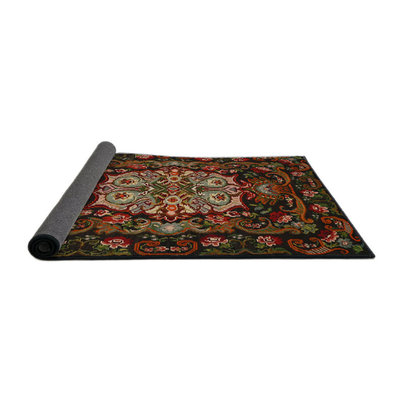Floral Indoor Rug, Round 3'