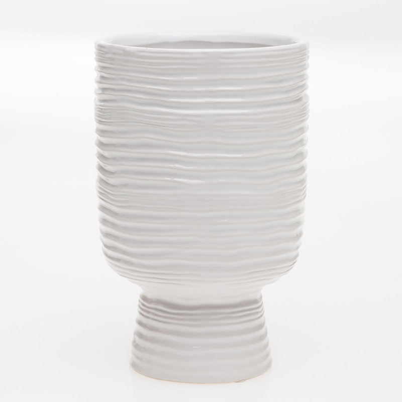 Vase Canella, H 9 po x l 5,5 po x P 5,5 po