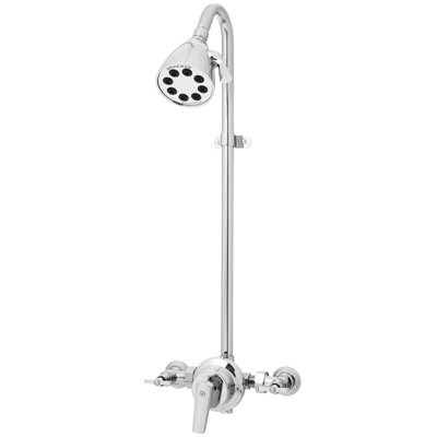 Icon 8-Jet 2.5 GPM Wall Mount Outdoor Shower