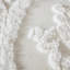 Literie en chenille de coton double / grand 3 pièces, chic et décontracté avec des attaches et une couette à boutons, fermeture à attaches blanches-118640933-118640932