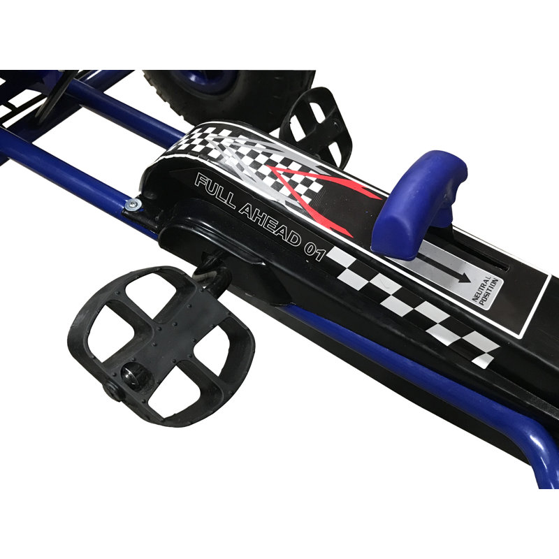Pylant Zoomie Kids Push/Pull Ride On, Blue